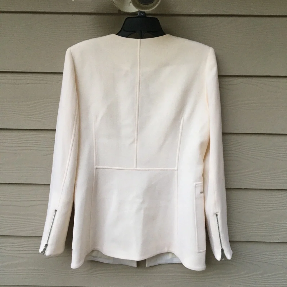 NWT Lafayette 148 Landon Cloud Zipper Jacket 6 - Picture 14 of 15